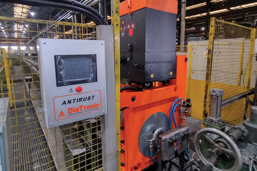 An order was placed for ten more Antirust systems for tube mills at a number of mills