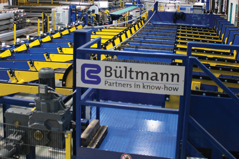 Image of the Bültmann tube testing line.